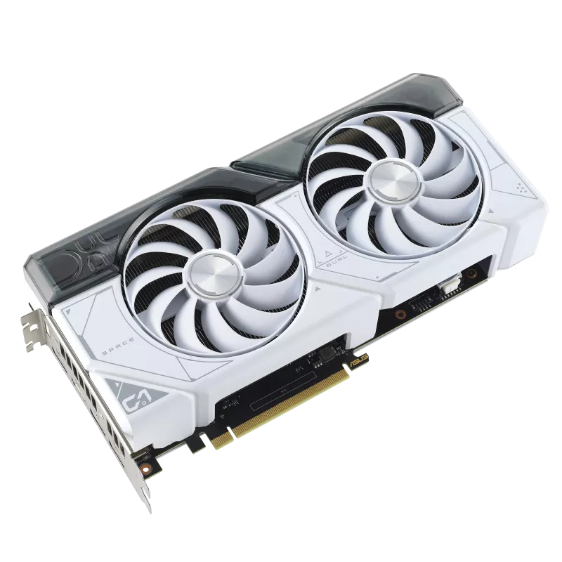 ASUS Dual GeForce RTX 4070 OC Edition Graphics Card, 12GB GDDR6X 192-bit - White ASUS Dual GeForce RTX 4070 OC Edition Graphics Card, 12GB GDDR6X 192-bit - White